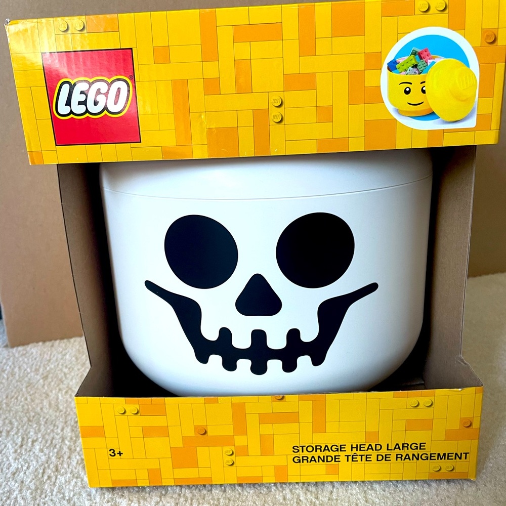 LEGO Large Skeleton Stackable Storage Head